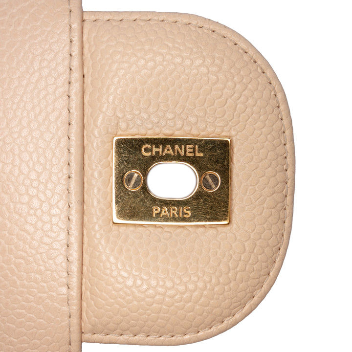 Chanel Jumbo Classic Caviar Double rabat Marron – GABY PARIS Authentique