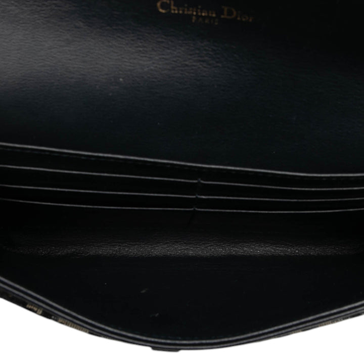 Dior Oblique Toile Saddle Wallet on Chain