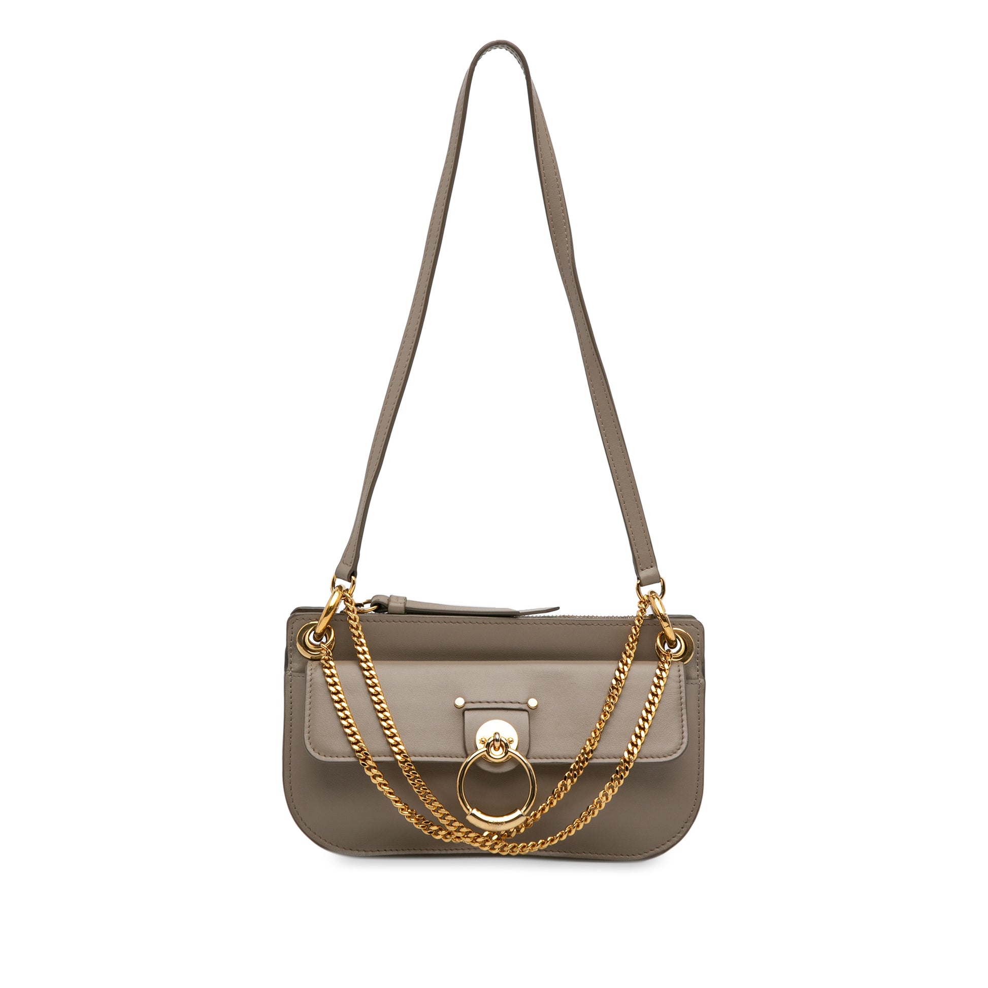 Mini Tess Shoulder Bag Brown - Gaby Paris