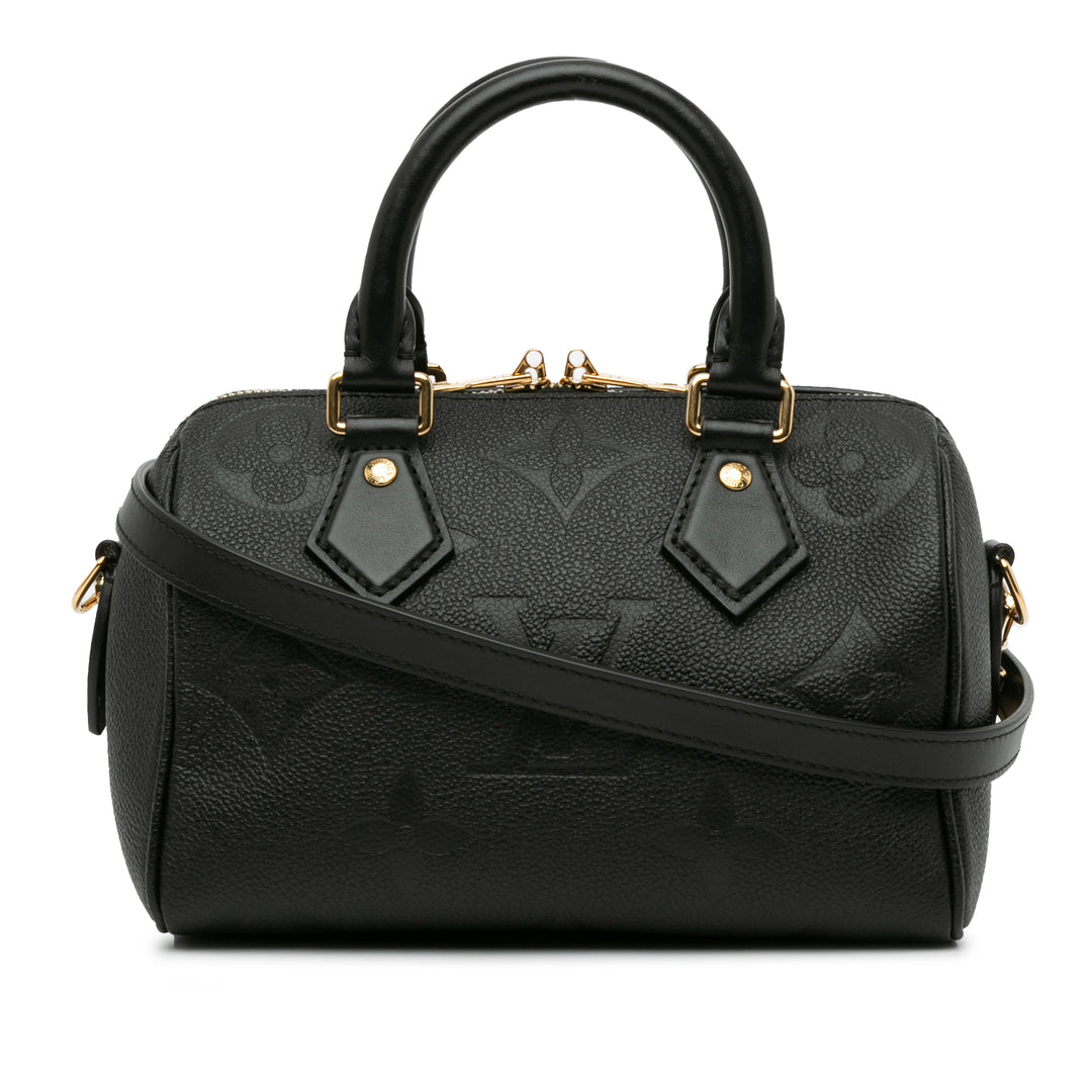 Monogram Giant Empreinte Speedy Bandouliere 20 Black - Gaby Paris