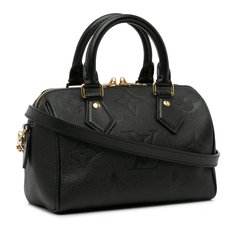 Monogram Giant Empreinte Speedy Bandouliere 20 Black - Gaby Paris