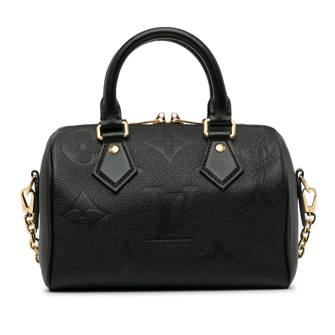 Monogram Giant Empreinte Speedy Bandouliere 20 Black - Gaby Paris