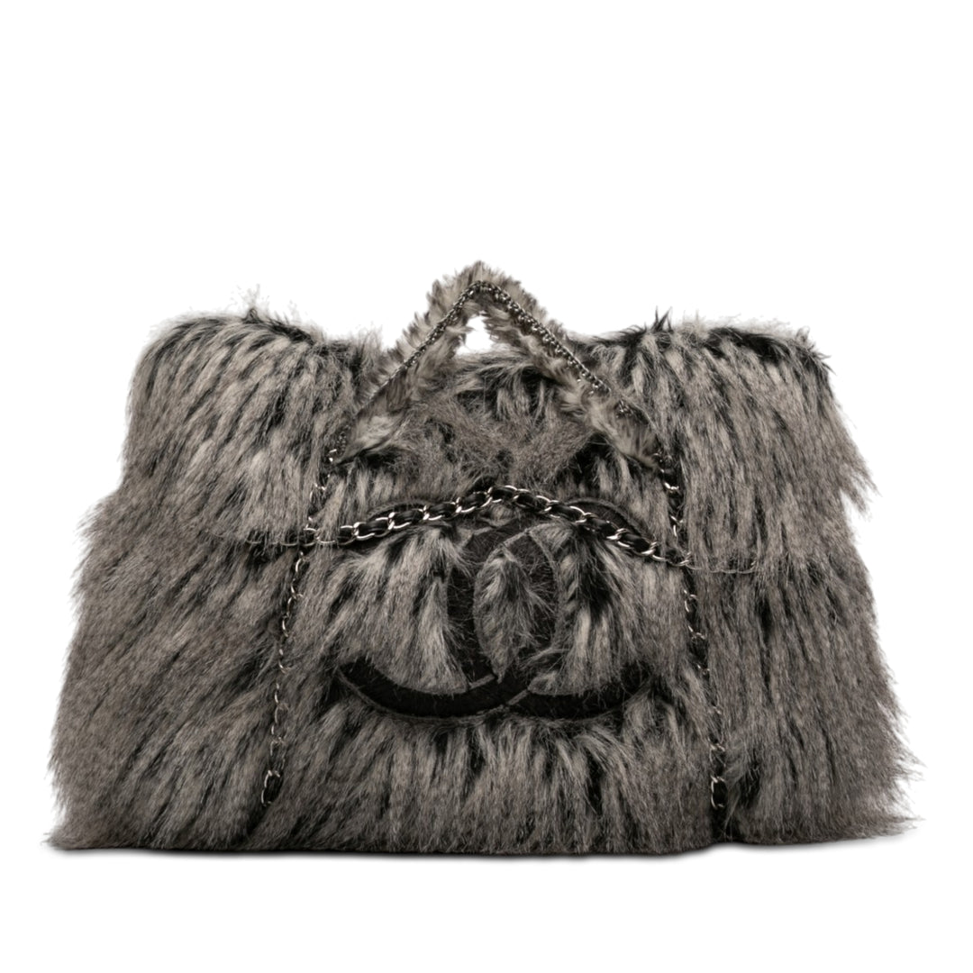 Chanel Faux Fur Arctic Fantasy Cabas