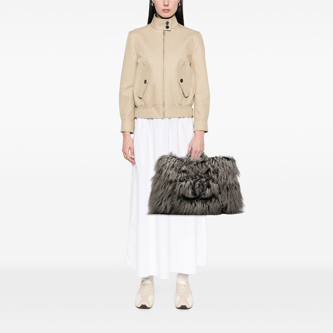 Chanel Faux Fur Arctic Fantasy Cabas
