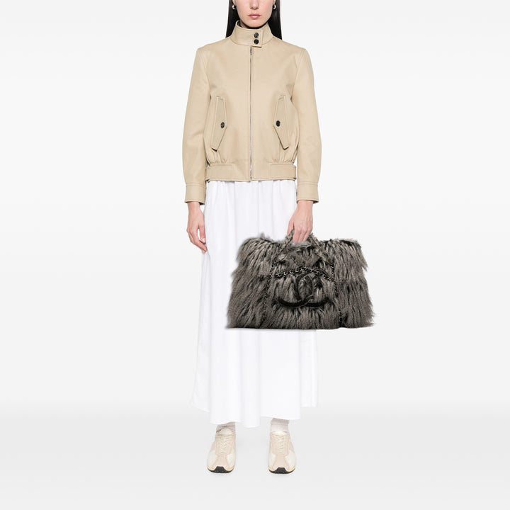 Chanel Faux Fur Arctic Fantasy Cabas