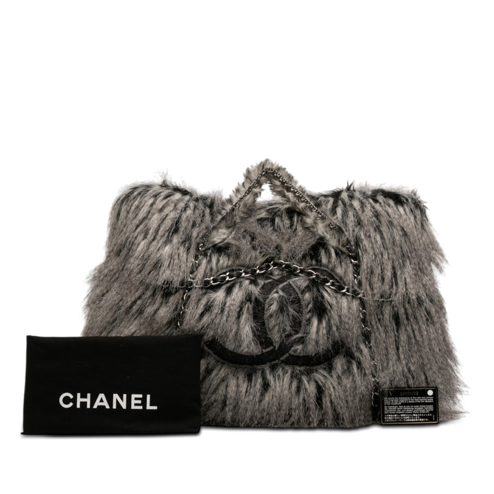 Chanel Faux Fur Arctic Fantasy Cabas