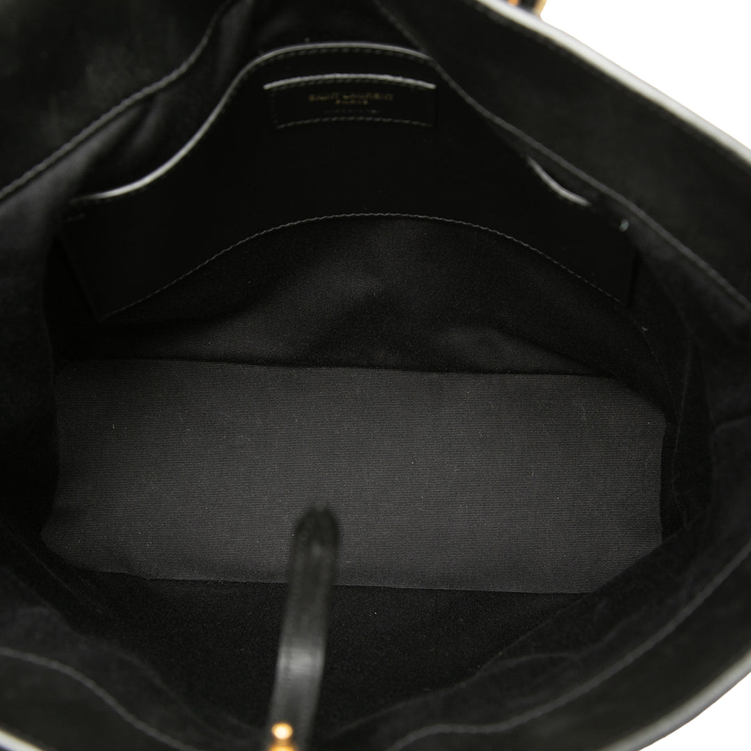 Saint Laurent Boucle Raffia Shopper Cabas