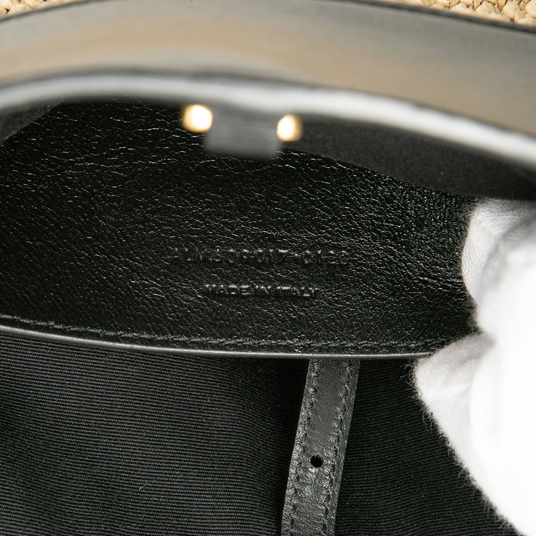 Saint Laurent Boucle Raffia Shopper Cabas