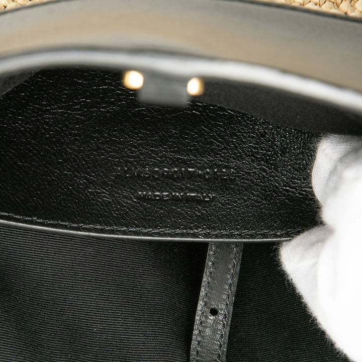 Saint Laurent Boucle Raffia Shopper Cabas