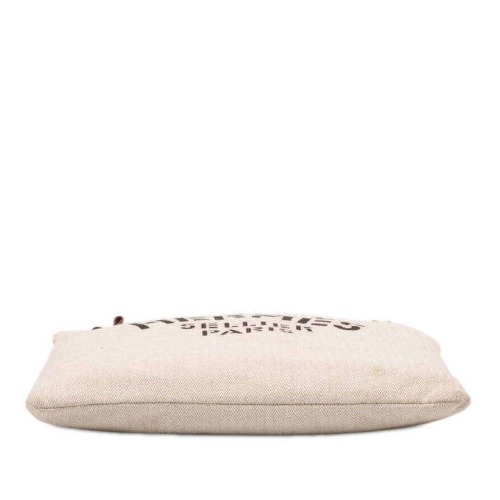 Hermès Toile Aline Grooming Sac MM