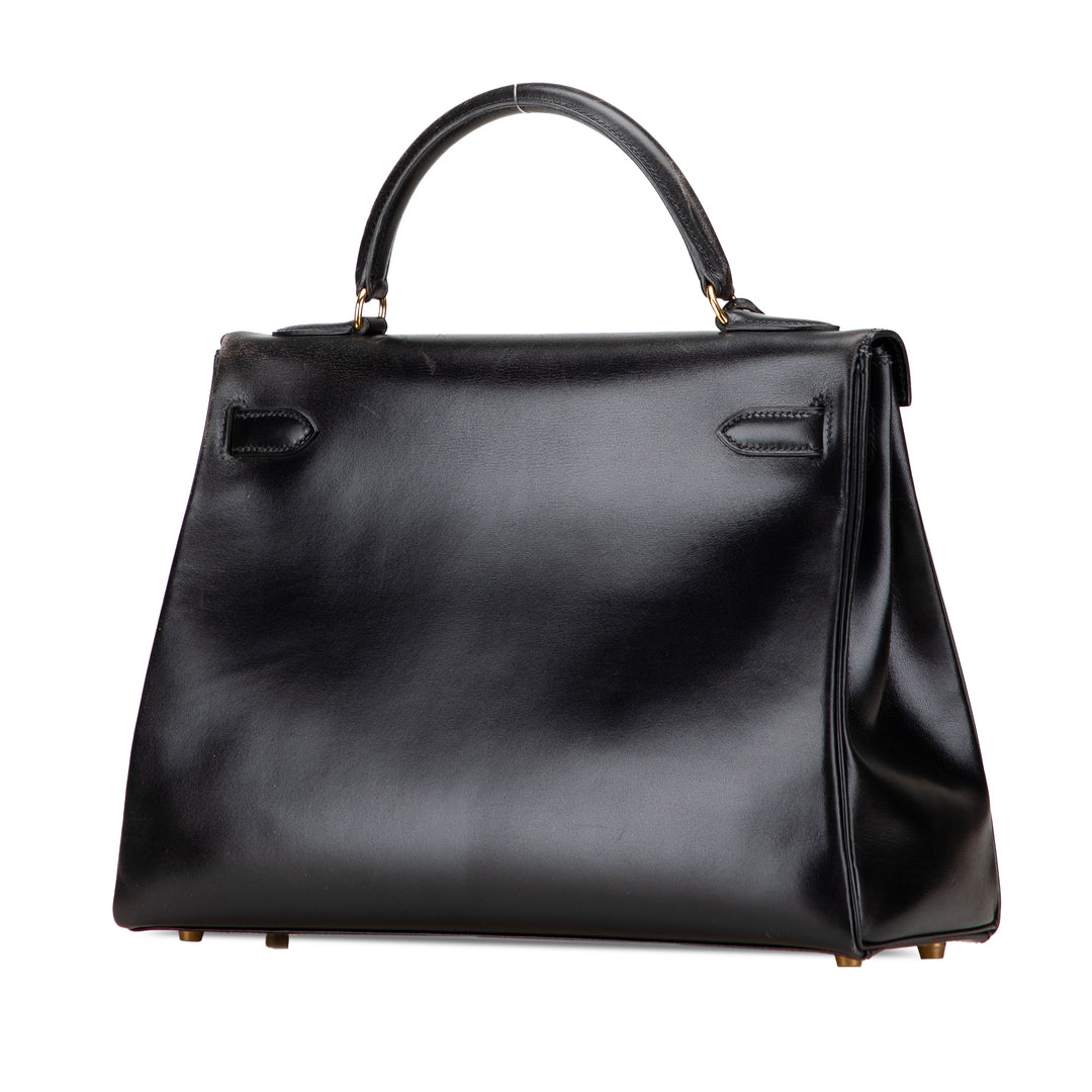 Box Calf Kelly Retourne 32 Black - Gaby Paris