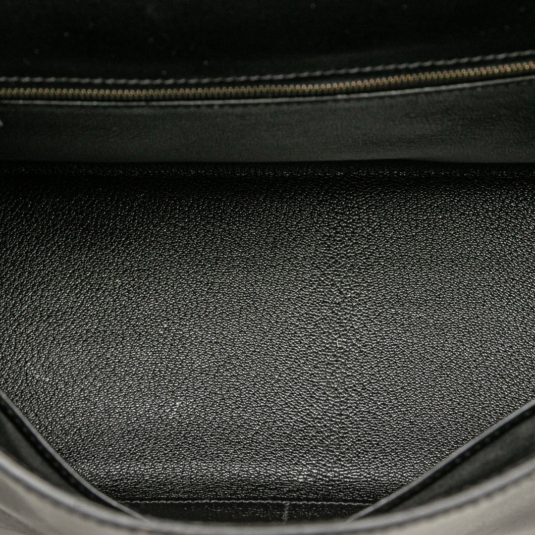 Box Calf Kelly Retourne 32 Black - Gaby Paris
