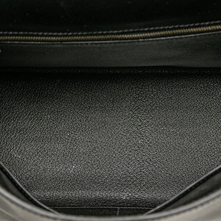 Box Calf Kelly Retourne 32 Black - Gaby Paris