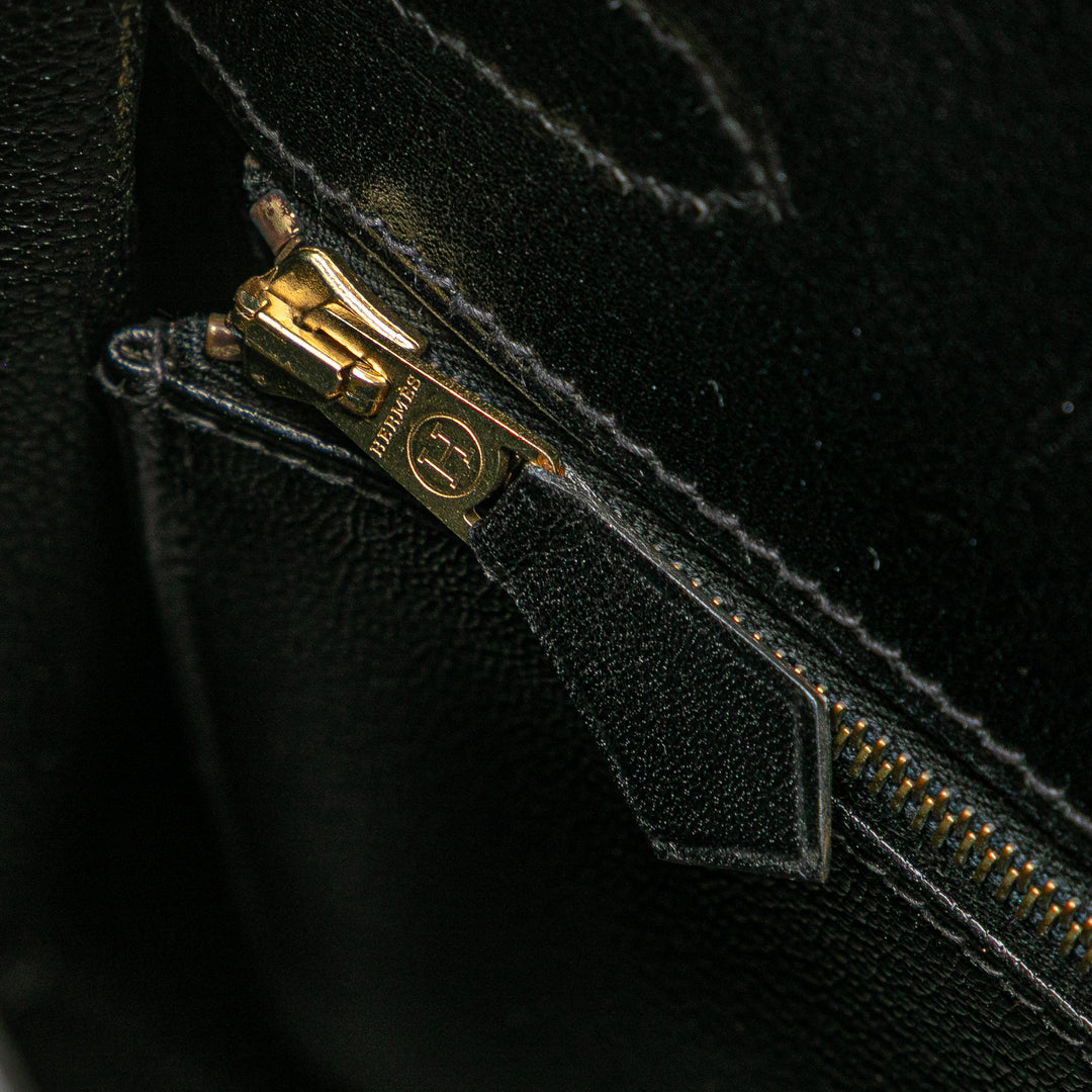 Box Calf Kelly Retourne 32 Black - Gaby Paris
