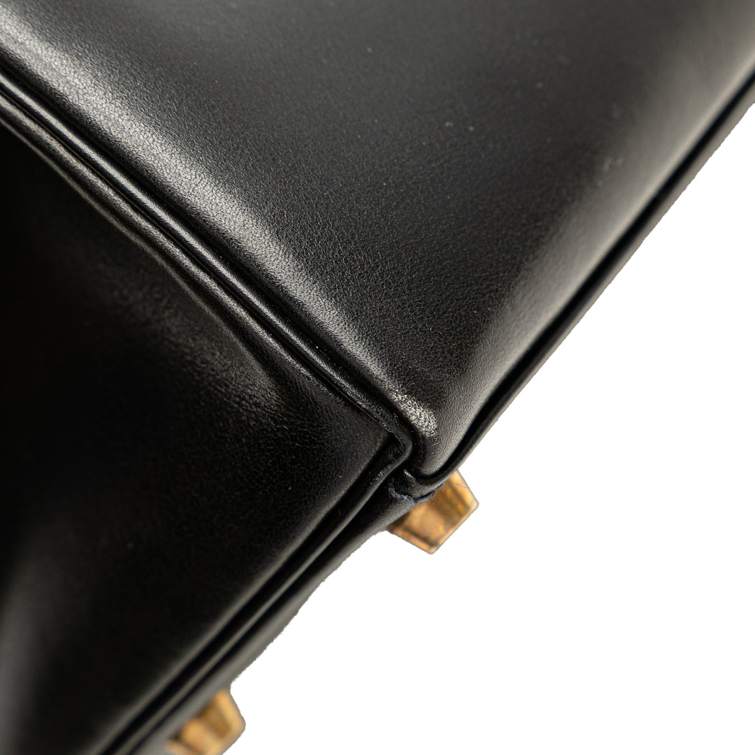 Box Calf Kelly Retourne 32 Black - Gaby Paris