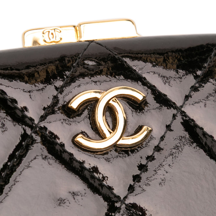 Chanel Small Glazed Goatskin Boîte With Chain Noir – GABY PARIS Authentique