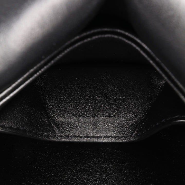 Saint Laurent Small Toile Striped Solferino Sac In Boîte