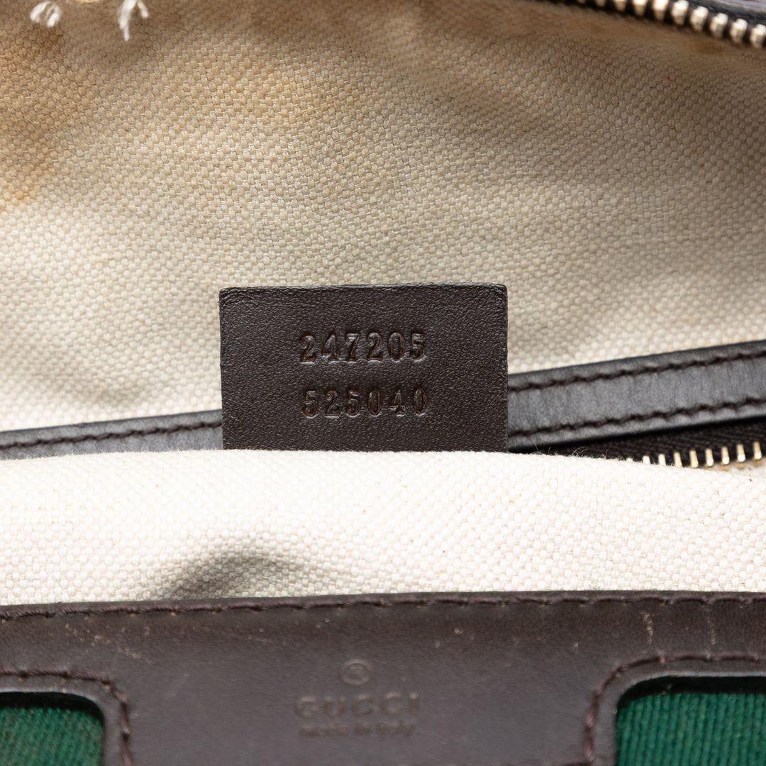 Gucci Medium GG Toile Web Joy Boston Sac