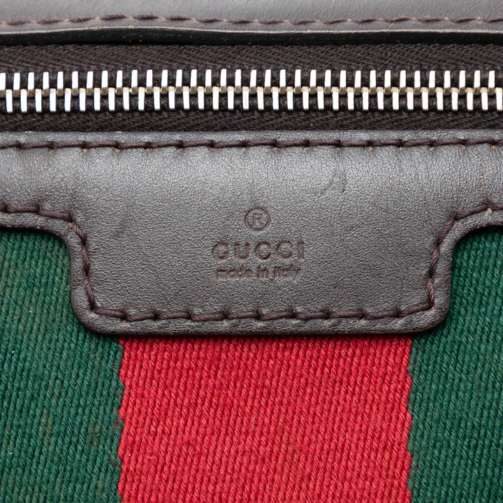 Gucci Medium GG Toile Web Joy Boston Sac