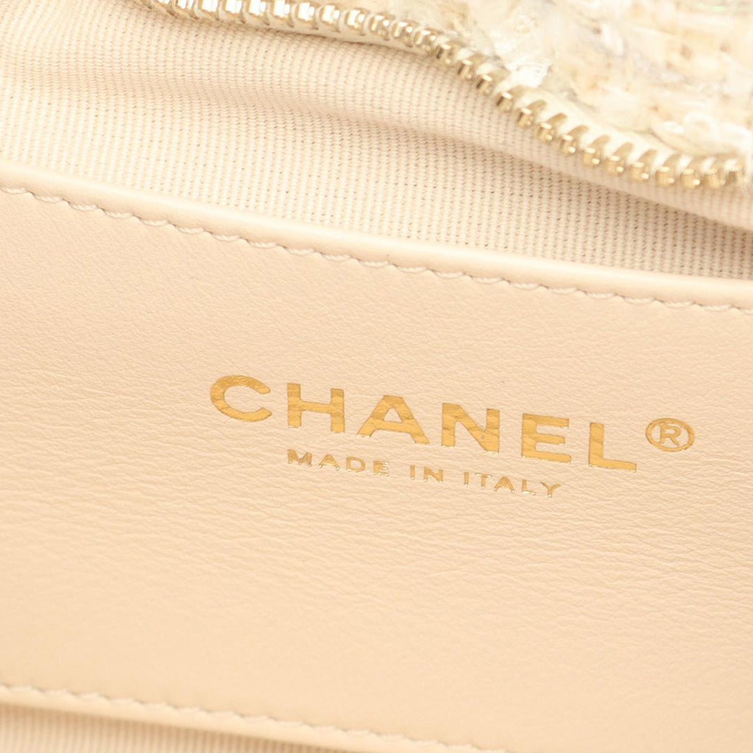 Chanel Mini CC Tweed Bow Sac