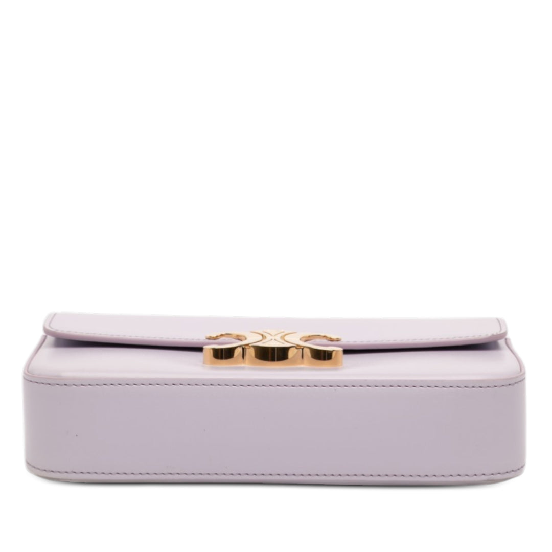 Celine brillant Cuir de veau Claude Chain Sac bandoulière