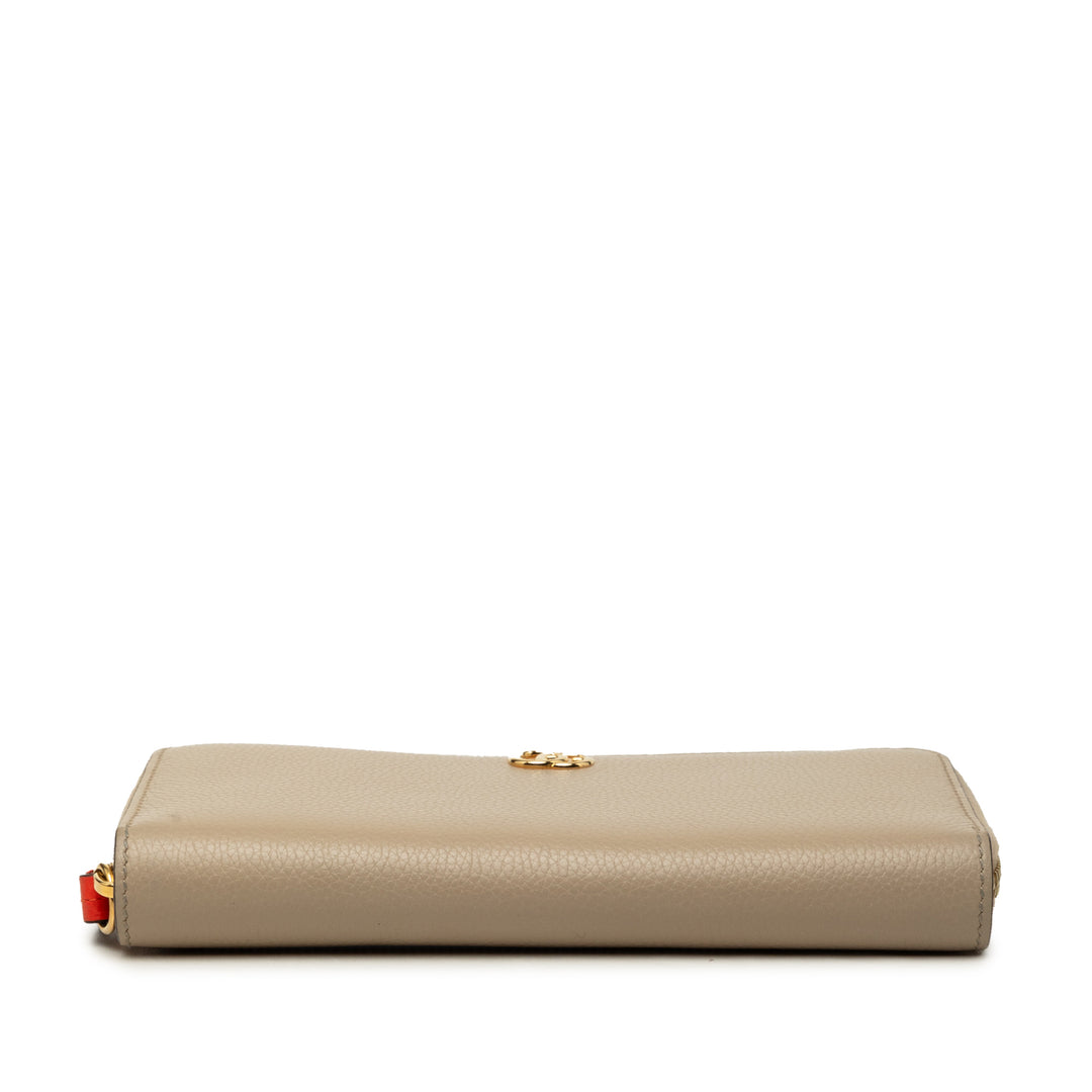 Gucci GG Marmont Cuir de veau Zip Around Portefeuille