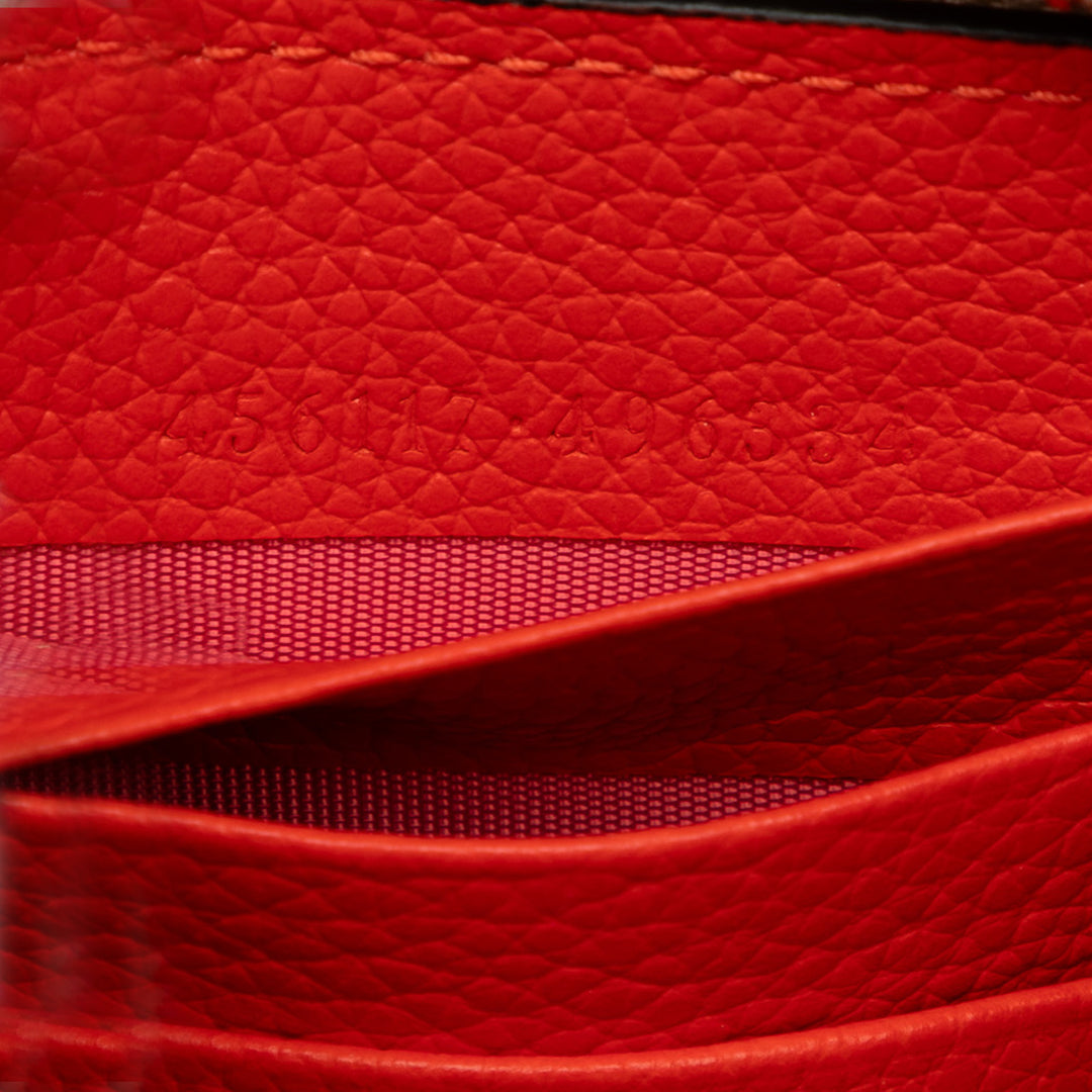 Gucci GG Marmont Cuir de veau Zip Around Portefeuille