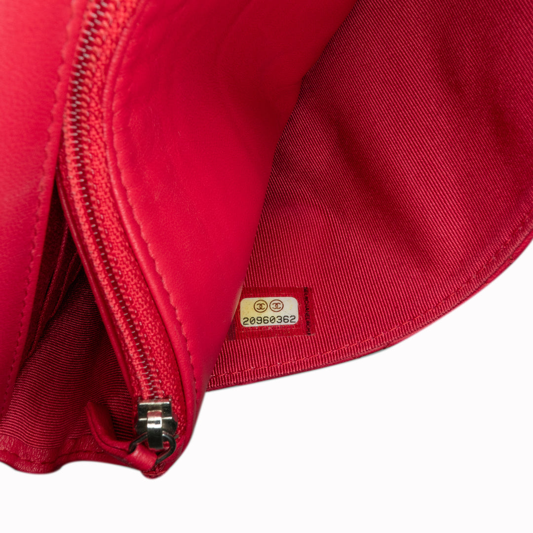Classic Lambskin Wallet on Chain Pink - Gaby Paris