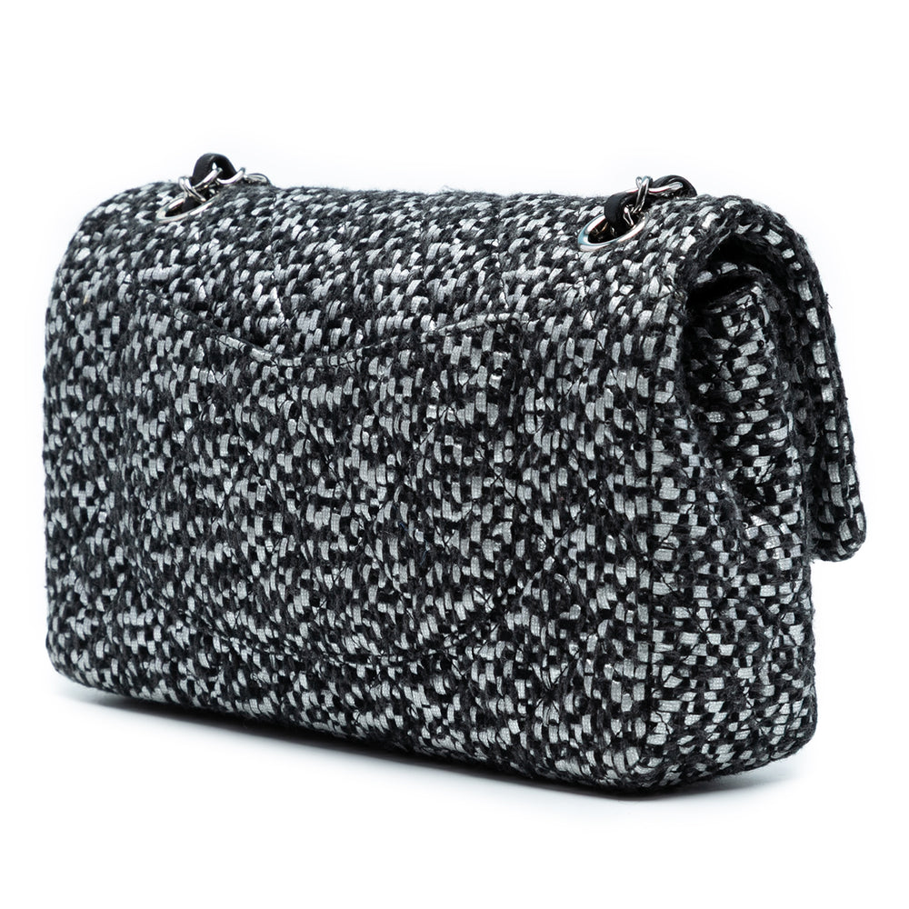 Chanel Medium Classic Tweed Double rabat Noir – GABY PARIS Authentique