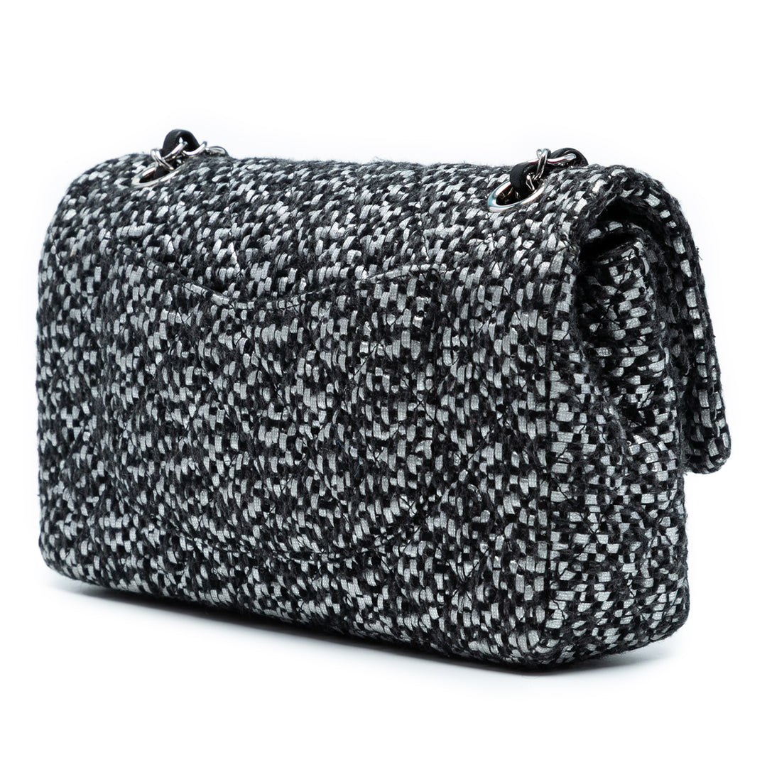 Chanel Medium Classic Tweed Double rabat Noir – GABY PARIS Authentique