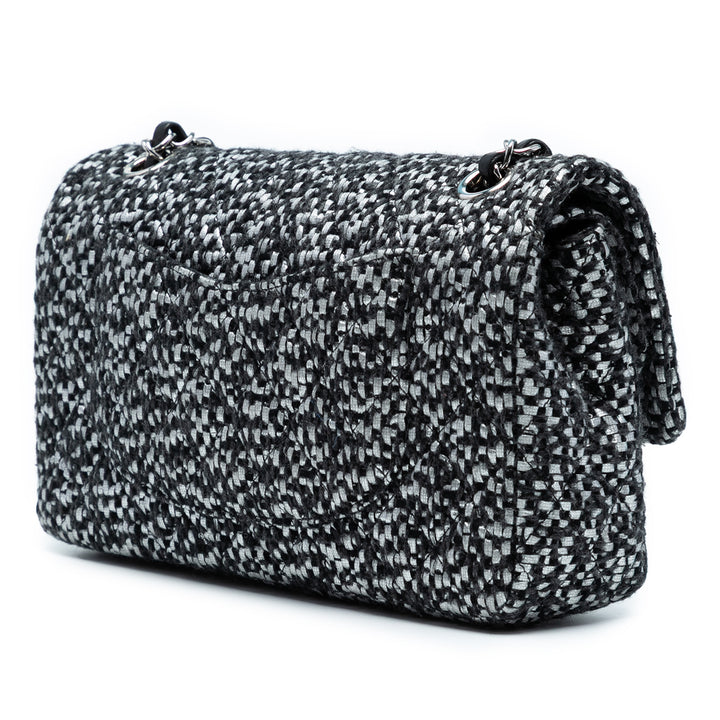 Chanel Medium Classic Tweed Double rabat Noir – GABY PARIS Authentique