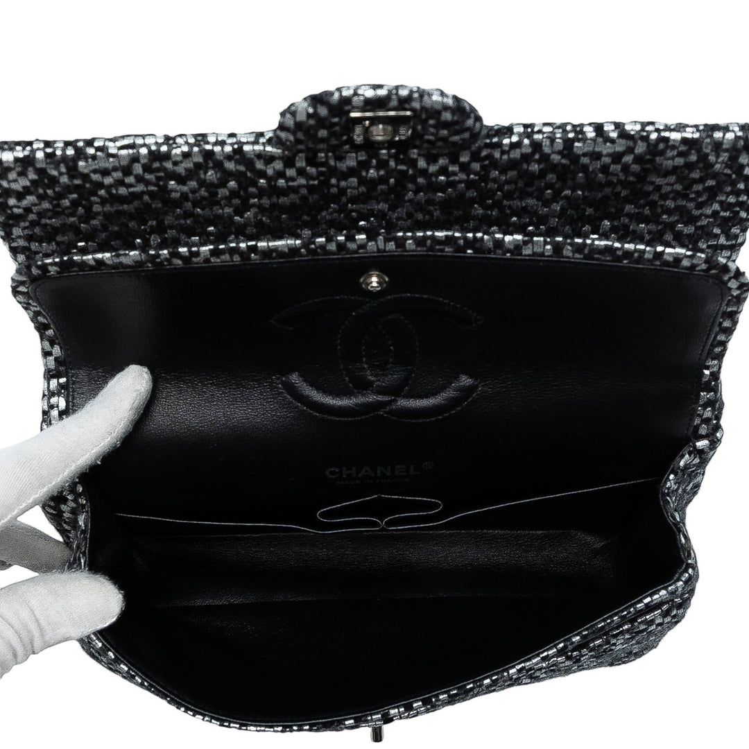Chanel Medium Classic Tweed Double rabat Noir – GABY PARIS Authentique