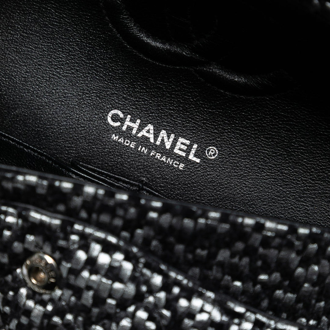Chanel Medium Classic Tweed Double rabat Noir – GABY PARIS Authentique