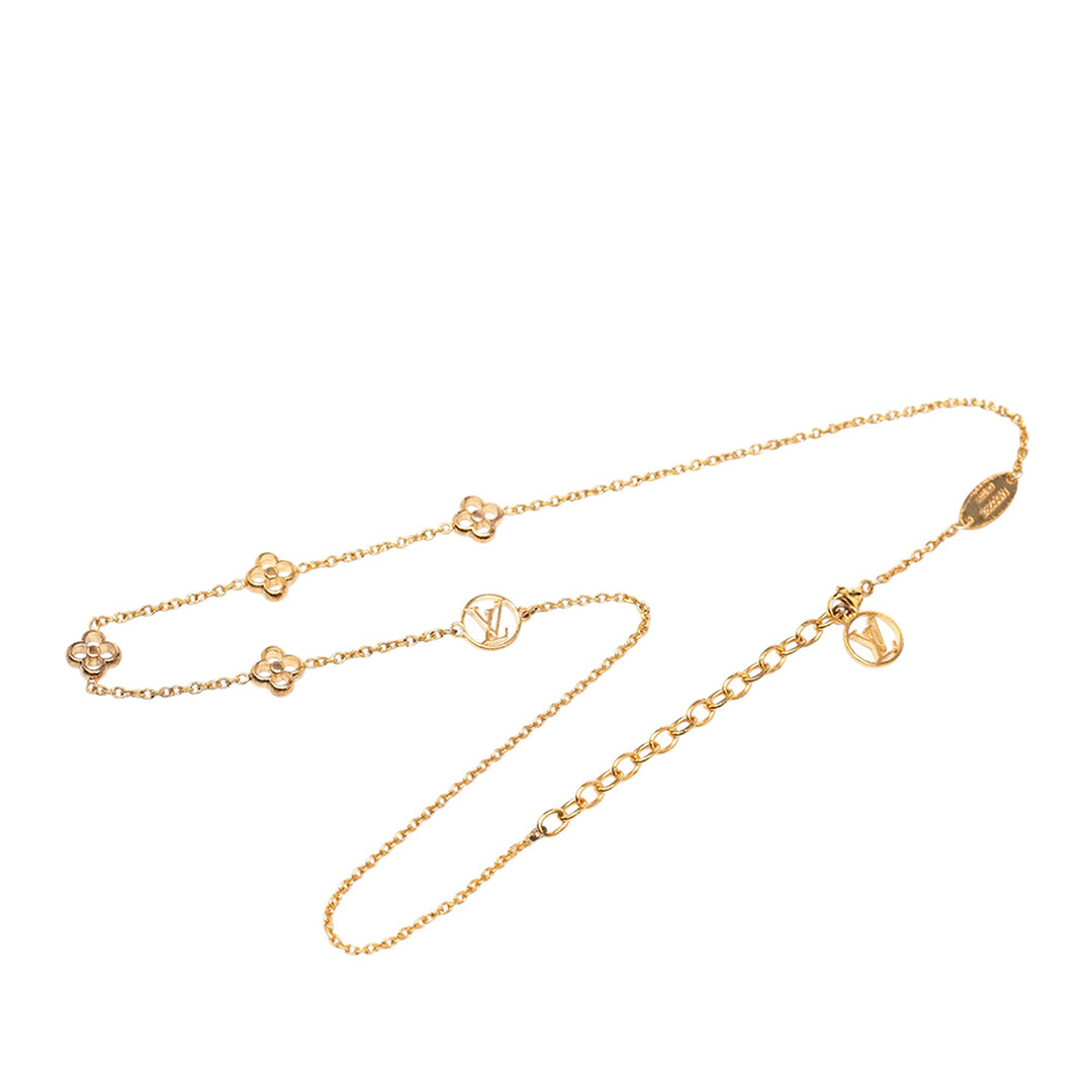 Louis Vuitton plaqué Flower Full Collier