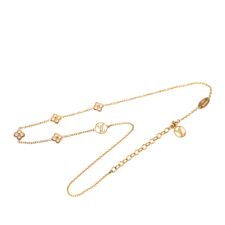 Louis Vuitton plaqué Flower Full Collier