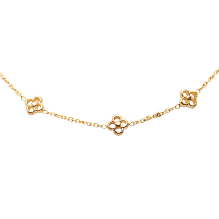Louis Vuitton plaqué Flower Full Collier