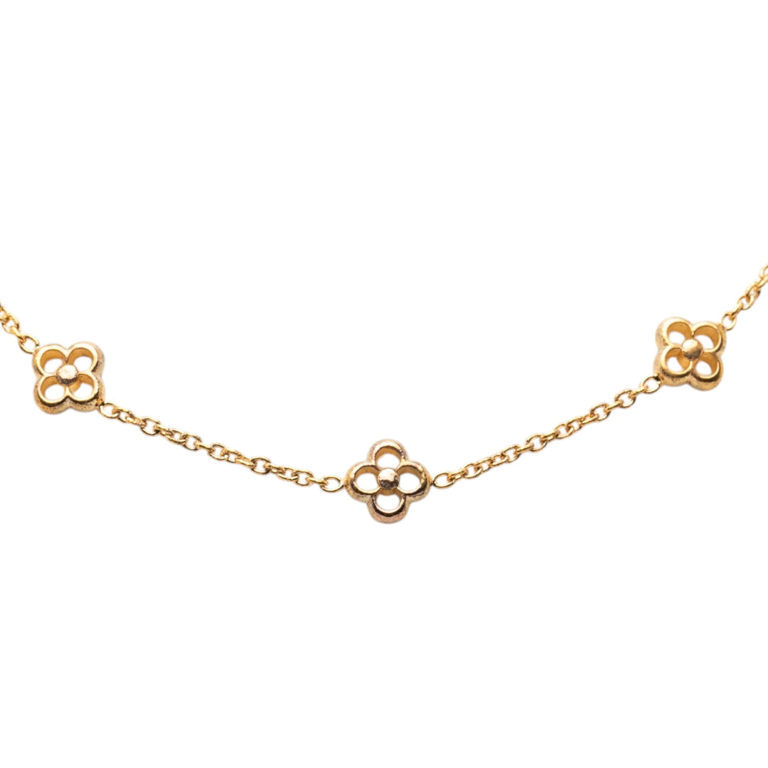Louis Vuitton plaqué Flower Full Collier