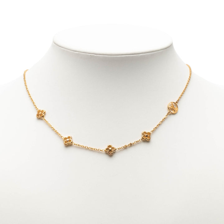 Louis Vuitton plaqué Flower Full Collier