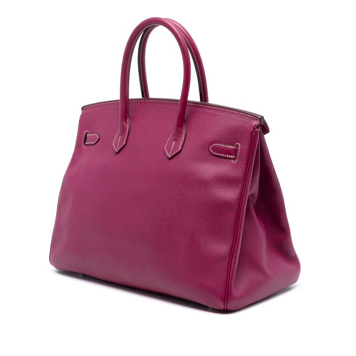 Hermès Epsom Candy Verso Birkin Retourne 35