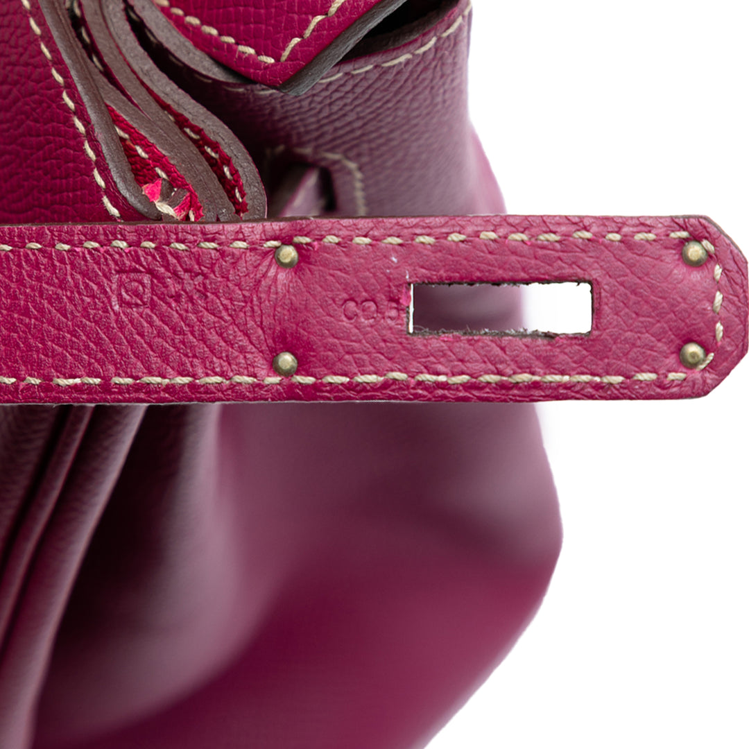 Hermès Epsom Candy Verso Birkin Retourne 35