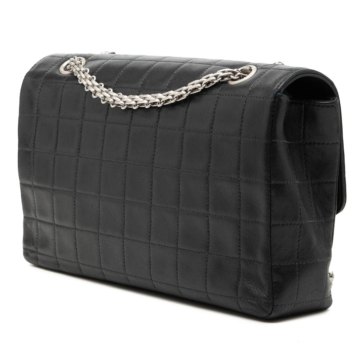 Chanel Chocolate Bar Cuir d’agneau Reissue 2.55 Simple rabat