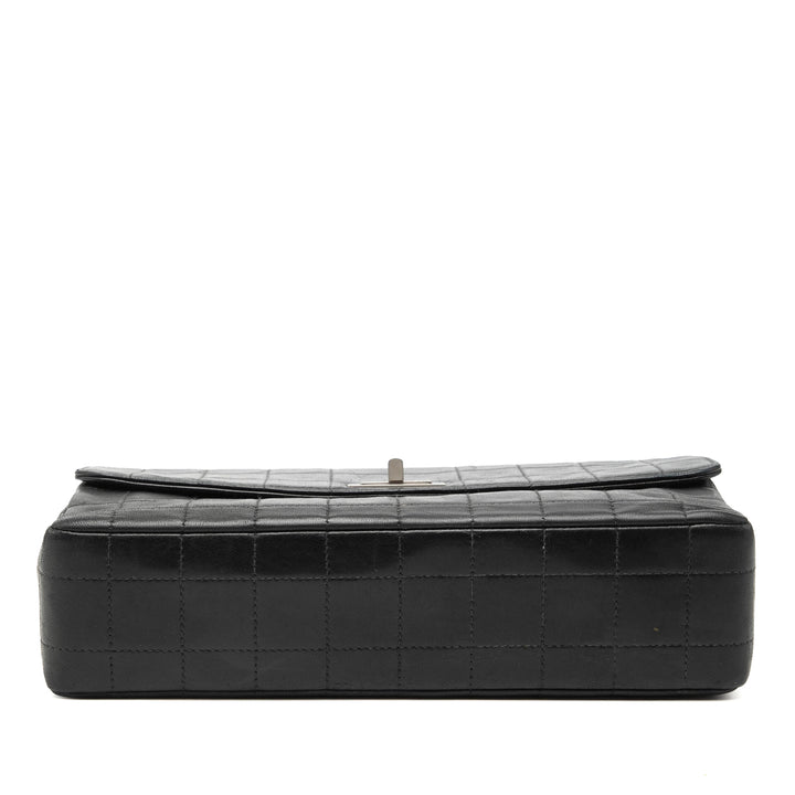 Chanel Chocolate Bar Cuir d’agneau Reissue 2.55 Simple rabat