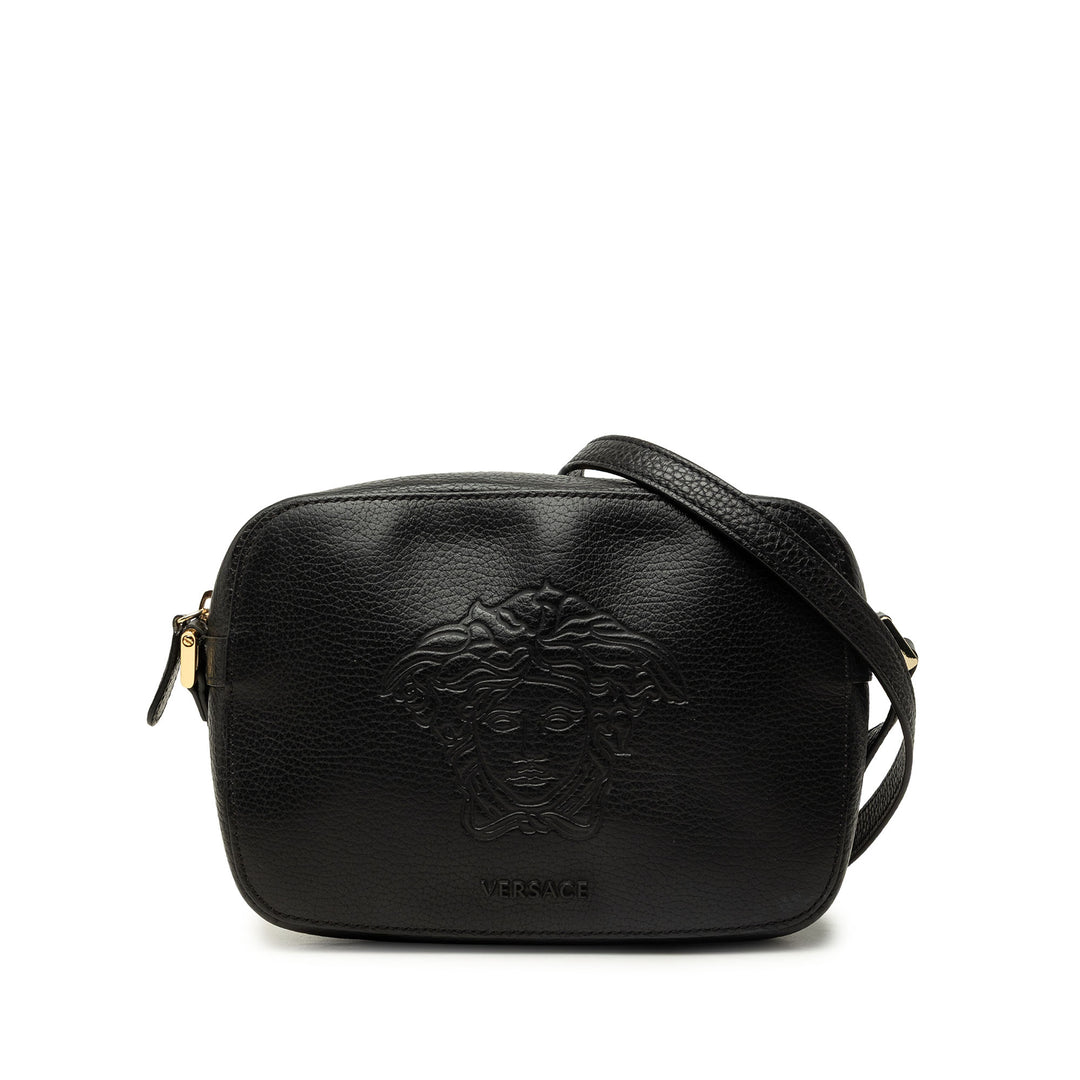 Versace Sac caméra embossé Palazzo Medusa Noir – vue principale – GABY PARIS