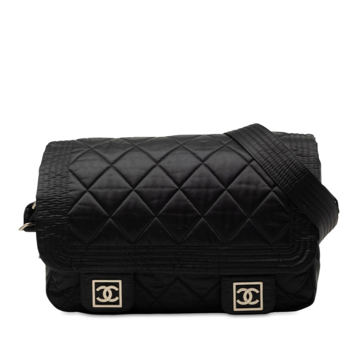 CC Matelassé Sports Line Sac Messenger Noir