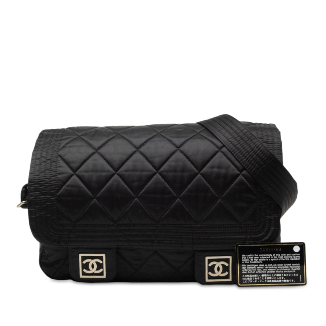 CC Matelassé Sports Line Sac Messenger Noir