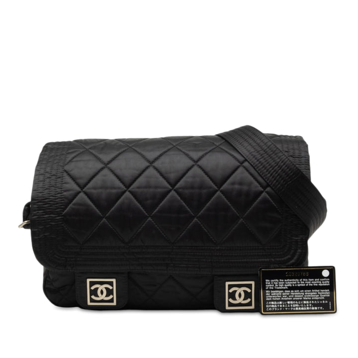 CC Matelassé Sports Line Sac Messenger Noir