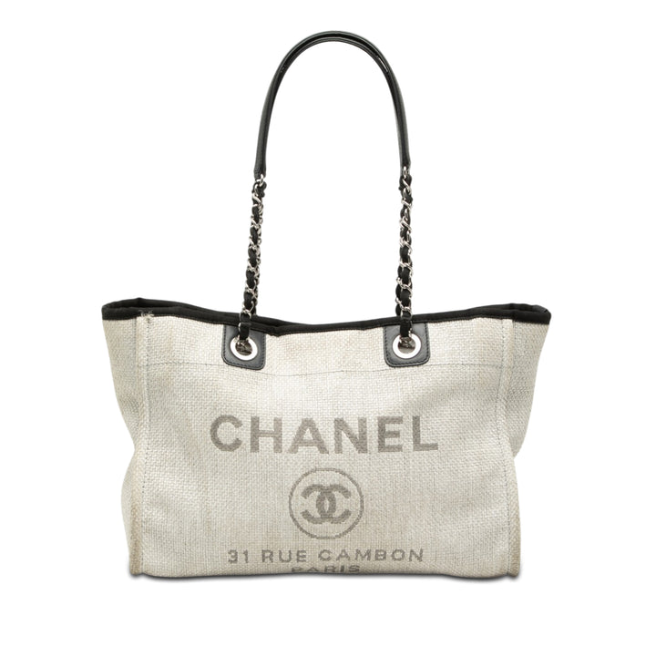 Chanel Small Toile Deauville Cabas