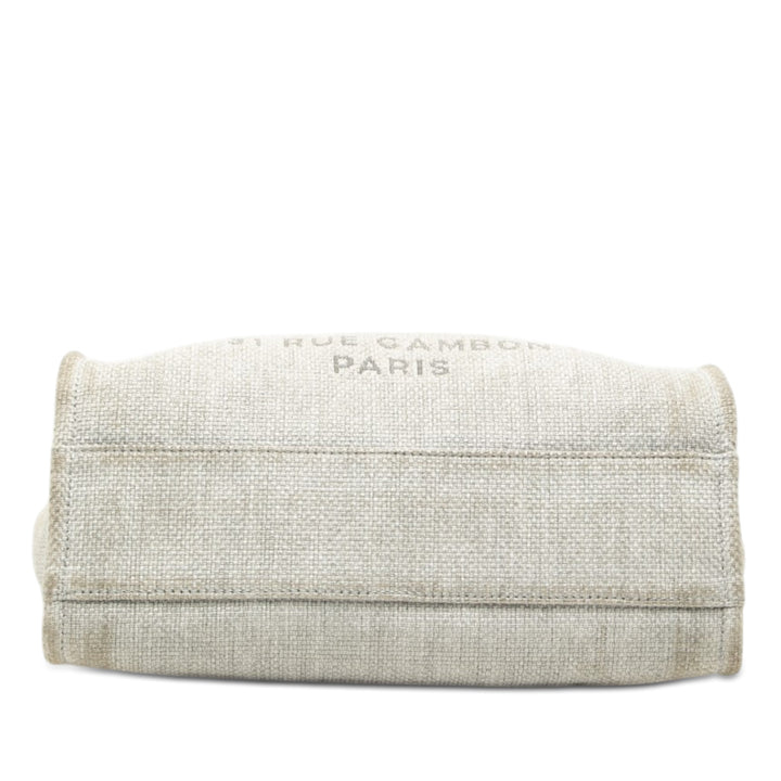 Chanel Small Toile Deauville Cabas