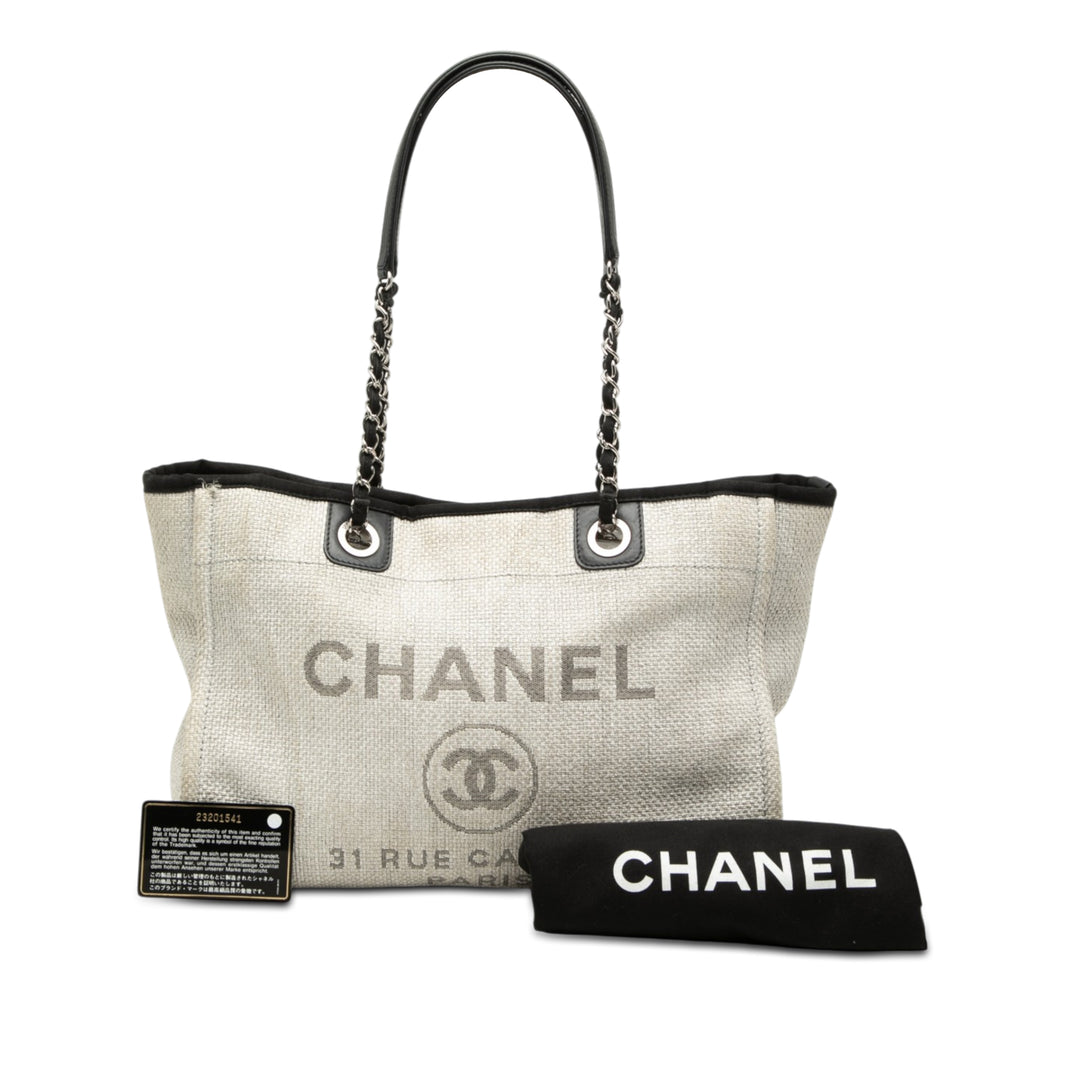 Chanel Small Toile Deauville Cabas
