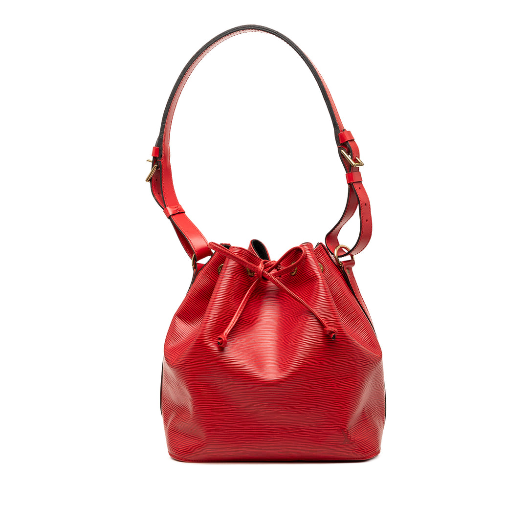 Louis Vuitton Sac seau Noe Épi Rouge – vue principale – GABY PARIS